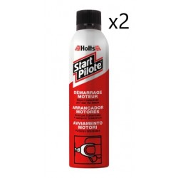 Lot de 2 Lubrifiants 300ml Démarrage Moteur HOLTS Start Pilote Pour Moteur Essence et Diesel