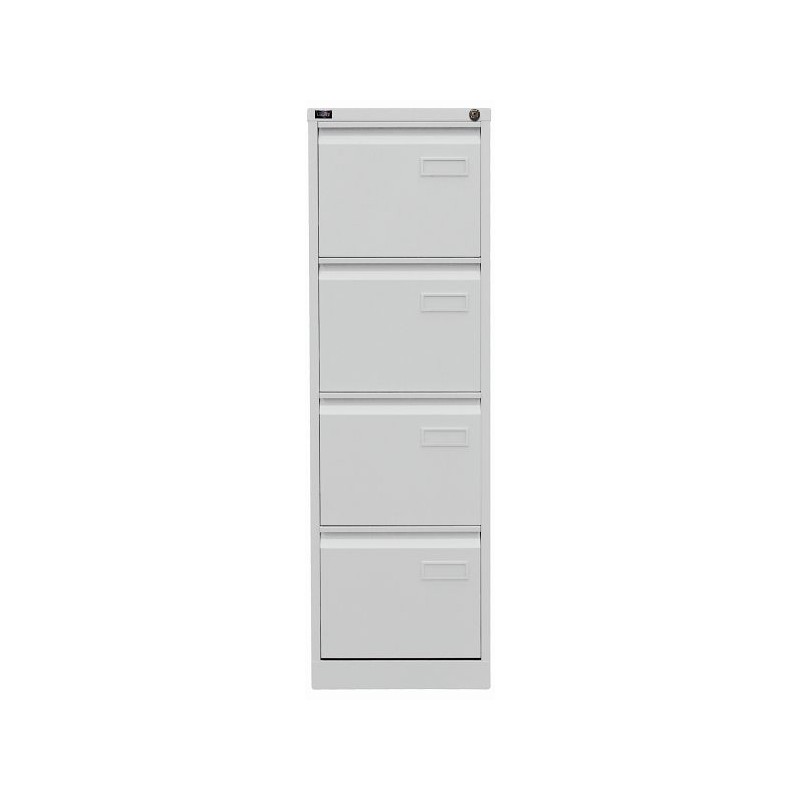 Armoire de Classement BISLEY 4 Tiroirs Pour Dossiers Suspendus H1321xL413xP622mm Gris Armoire de Classement BISLEY 4 Tiroirs Pour Dossiers Suspendus H1321xL413xP622mm Gris