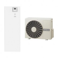 Ensemble Pompe à Chaleur Air/Eau 8kW HITACHI Yutaki S Combi 2.0 avec ECS 220L - RAS-3WHVRP1 - RWD-3.0RW1E-220S