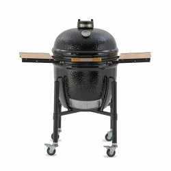 Barbecue Charbon à Bois MONOLITH Kamado Classic 2.0 avec Chariot à Roulettes