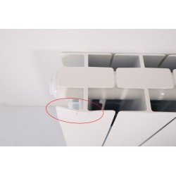 Radiateur Électrique Chaleur Douce 1000W THERMOR Baléares 2 Horizontal Blanc pas cher