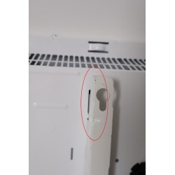 Radiateur Électrique 1000W ATLANTIC Sokio Digital Mural Horizontal Blanc pas cher