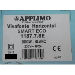 Radiateur électrique à inertie horizontal 2000 W APPLIMO vivafonte smart éco NEUF déclassé