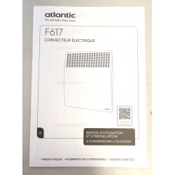 Radiateur Électrique 1000W ATLANTIC F617 561731