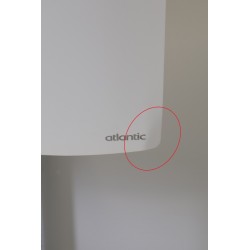 Radiateur Électrique 2000W ATLANTIC Divali Connecté Lumineux Horizontal Blanc pas cher