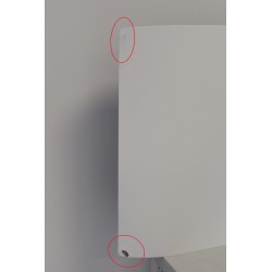 Radiateur Électrique 1500W ATLANTIC Divali Connecté Lumineux Horizontal Blanc pas cher