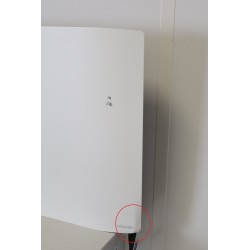 Radiateur Électrique 1500W ATLANTIC Divali Connecté Lumineux Horizontal Blanc pas cher