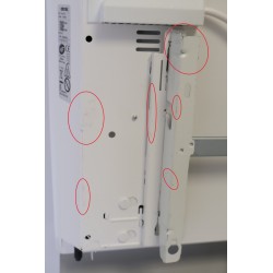 Radiateur Électrique Chaleur Douce 2000W ATLANTIC Agilia Horizontal Blanc pas cher