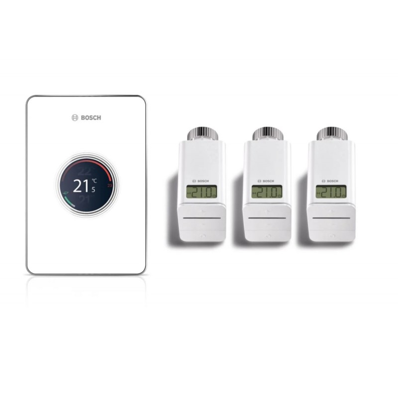 Thermostat d'Ambiance Intelligent Régulation Connecté BOSCH Easy Control CT200 Blanc - 7736701393 Thermostat d'Ambiance Intelligent Régulation Connecté BOSCH Easy Control CT200 Blanc - 7736701393
