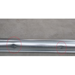 Lot de 5 Gouttières Lyonnaises 250x0,55mm 1/2 Ronde Longueur 4m Acier Galvanisé pas cher.