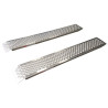Lot de 2 Rampes de Chargement DRAKKAR Équipement Charge 1000kg Aluminium 2000x260mm