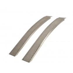Lot de 2 Rampes de Chargement UNIVERSEL Charge 400kg Aluminium 200x215mm