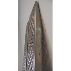 Lot de 2 Rampes de Chargement UNIVERSEL Charge 400kg Aluminium 200x215mm pas cher.