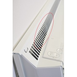 Radiateur Électrique 2000W ATLANTIC F617 Horizontal Blanc pas cher