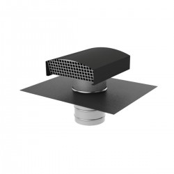 Chapeau de Toiture Universel UBBINK Ubiflu 9 Ø355mm Gris Anthracite