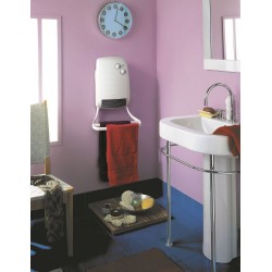 Radiateur Sèche-serviettes Electrique Chauffage Soufflant 1800W ATLANTIC Nico 2 Mural Blanc