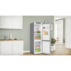 Réfrigérateur Congélateur 321L BOSCH 2 Portes Gris