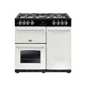 Piano de Cuisson Gaz STOVES Gourmet 90DFT FR 5 Foyers, 2 Fours et 1 Grill Blanc