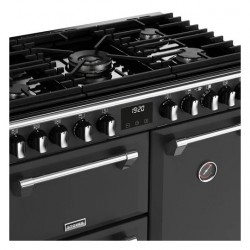 Cuisinière Électrique 5 Feux Gaz, 3 Fours et Grills STOVES Richmond Delux Anthracite