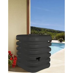 Récupérateur d'Eau de Pluie 1000L BELLI JARDIN Anthracite