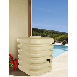 Récupérateur d'Eau de Pluie 1000L BELLI JARDIN Beige