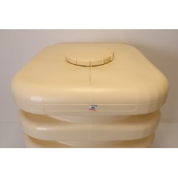 Récupérateur Eau de Pluie Cubique 1000L BELLI JARDIN Beige