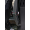 Chaise de Jardin avec Accoudoirs en Résine Gris Anthracite Pas Cher