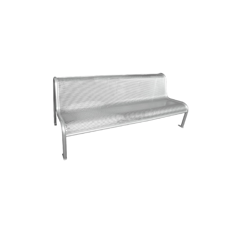 Banc Extérieur Acier BENITO Vallès Gris 2065x855mm Banc Extérieur Acier BENITO Vallès Gris 2065x855mm
