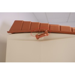 Récupérateur d'Eau de Pluie 650L BELLI JARDIN Mural Pas Cher