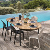 Lot de 2 Chaises de Jardin VONDOM Brooklyn Anthracite