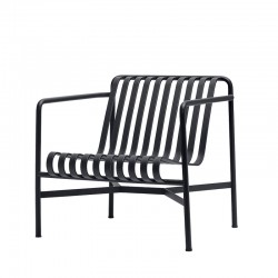 Fauteuil de Jardin Bas Palissade HAY Bouroullec Métal Anthracite - 0722130099