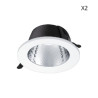 Lot de 2 Spots LED Encastrable Ø150mm PHILIPS Ledinaire 12W