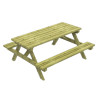 Table d'Extérieur de Pique-Nique Avec Bancs BENITO Picnik