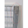 Grille Caillebotis Acier Galvanisé 108x88,5cm Epaisseur 4cm