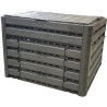 Composteur Modulable 400L BELLI Compost'Wood 80x80x60cm Taupe