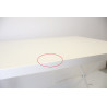 Table Desserte Pliante Métallique 75x110x97cm avec 4 Roues Pivot pas cher