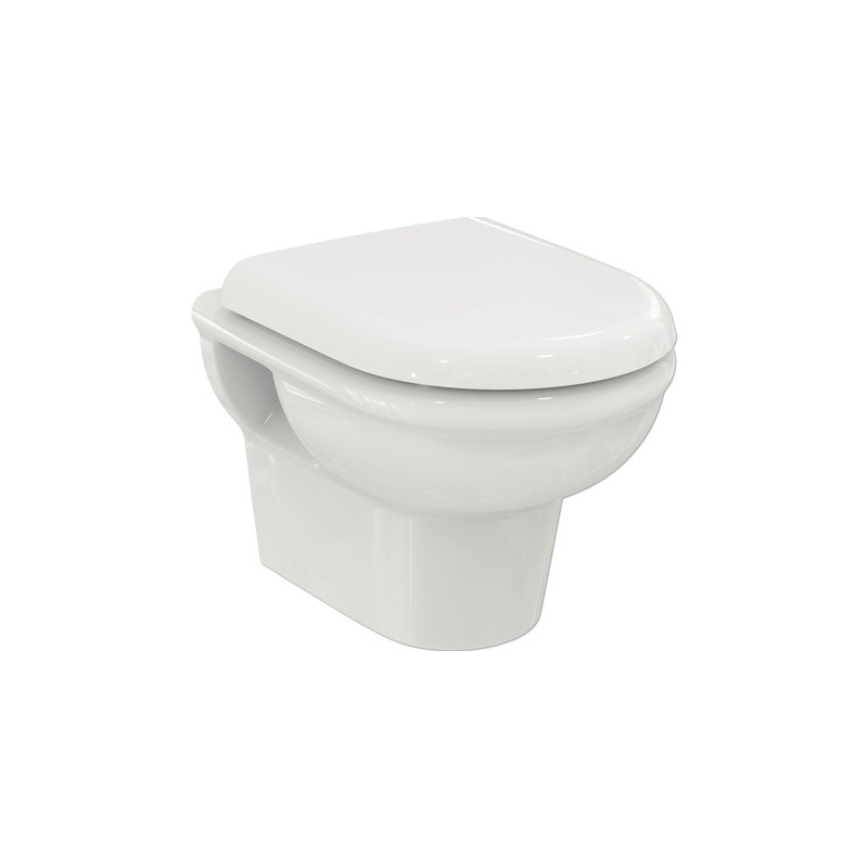 Pack Cuvette Suspendue de Toilette WC IDEAL STANDARD Exacto Rimelss en Céramique