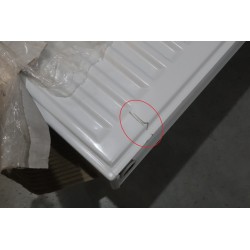Radiateur Acier Eau Chaude 2772W HENRAD Alto Plan Type 22 Vertical Blanc H2000xL700mm pas cher