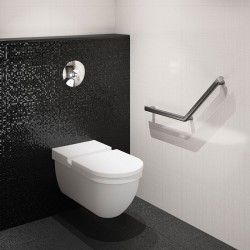 Barre d'Appui BE-LINE Coudée à 135° DELABIE Ø32mm Gris Anthracite - 511982C