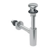 Évacuation de Lavabo GEBERIT avec Siphon 33x40 mm Chromé Brillant  - 151.021.21.1 - NEUVE