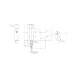 Mitigeur Lavabo PORCHER Okyris Pro Clinic thermostatique - D0566AA -