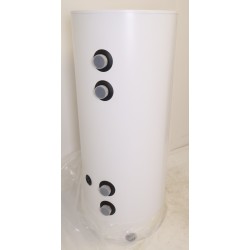 Ballon Tampon 200L STIEBEL ELTRON STG 200 Vertical Sur Socle Stable Blanc pour Pompe à Chaleur