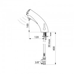 Mitigeur-Électronique-de-lavabo-DELABIE-Tempomatic-MIX-3-492006