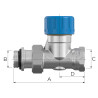 Corps Thermostatique COMAP Autosar NF Auto-Équilibrant M30-3/8JT- R869403B