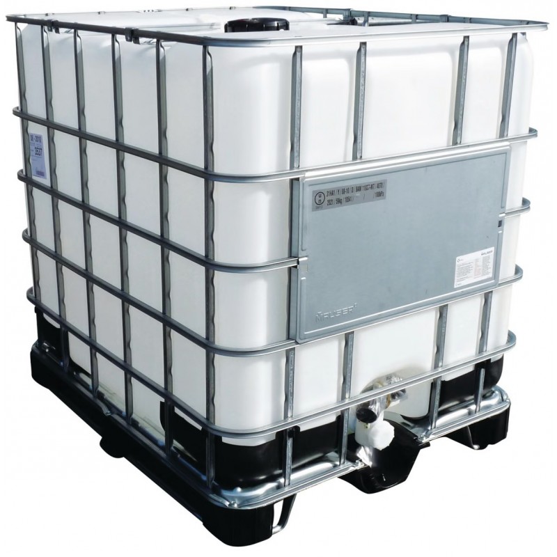 Cuve de Transport 1000L Unicube Standard Avec Palette Métalo-Plastique