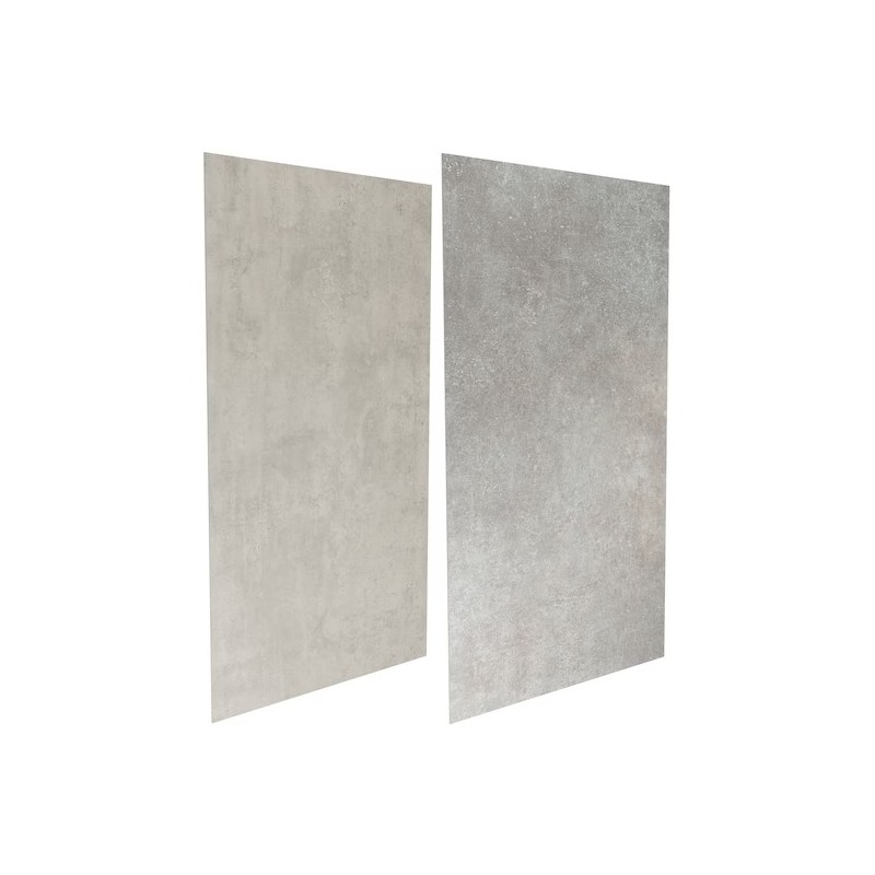Panneau Mural JACOB DELAFON Panolux H2335xL1200mm pour Cabine de Douche Béton Gris Nuage/Gris Fer- E63000-D29 Panneau Mural JACOB DELAFON Panolux H2335xL1200mm pour Cabine de Douche Béton Gris Nuage/Gris Fer- E63000-D29