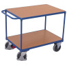 Chariot Desserte Mobile d'Atelier 2 Plateaux Bois VARIOFIT Charge 500 kg 1000×600 mm
