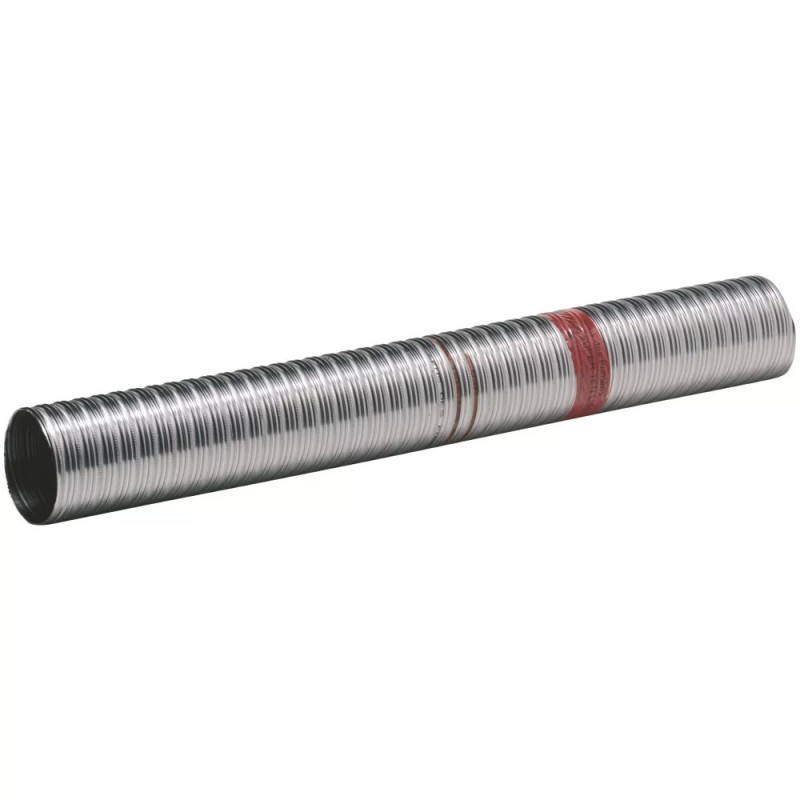 Gaine Flexible Double Inox 1m Linéaire SUPER TEN LISS Ø80/86mm 904L/316L Tous Combustibles