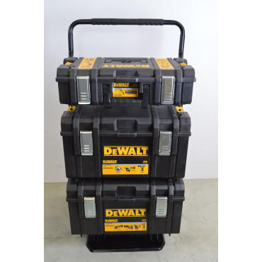 Servante Chariot Roulant Premium 3 Malettes et 8 Outils DEWALT