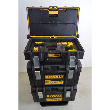 Servante Roulante Premium 3 Malettes et 8 Outils sans Fil DEWALT